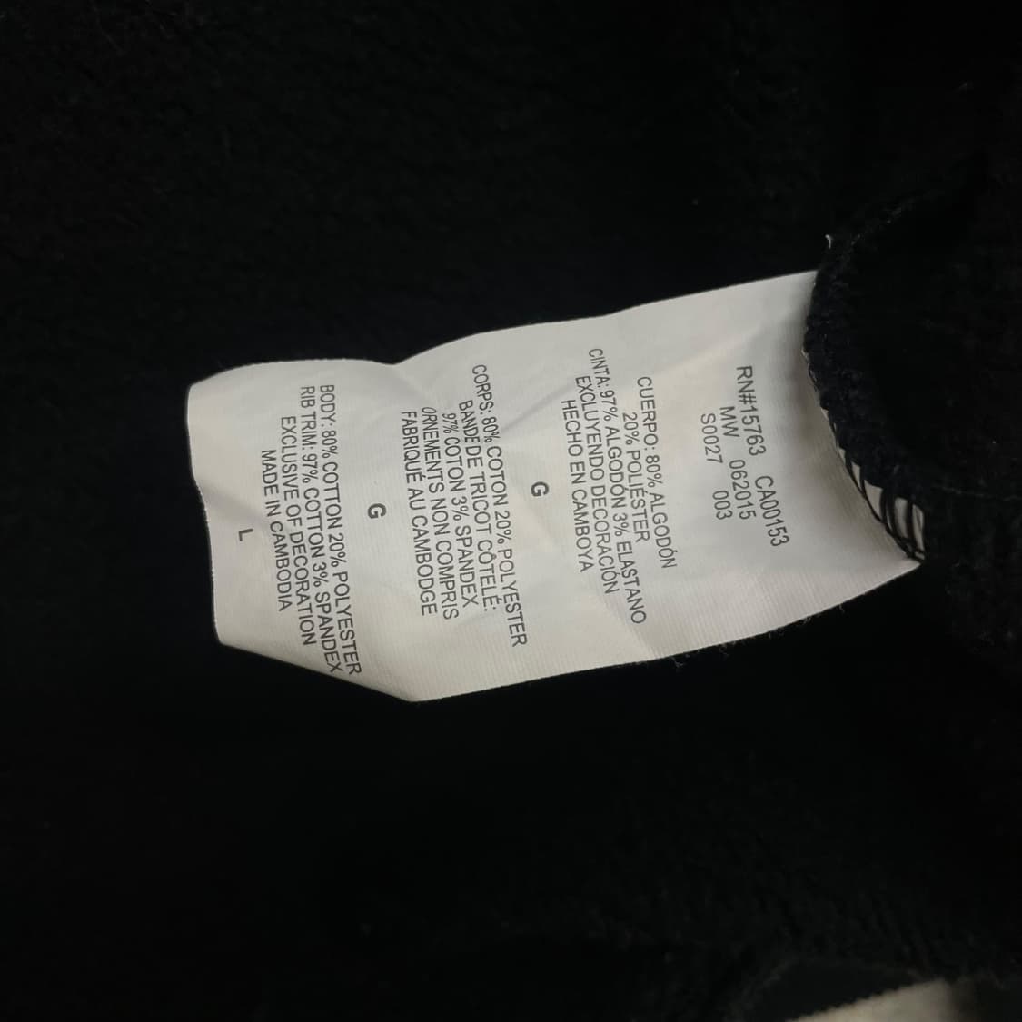 슈프림 x 챔피온 더블 로고 후드티 블랙 상품이미지5