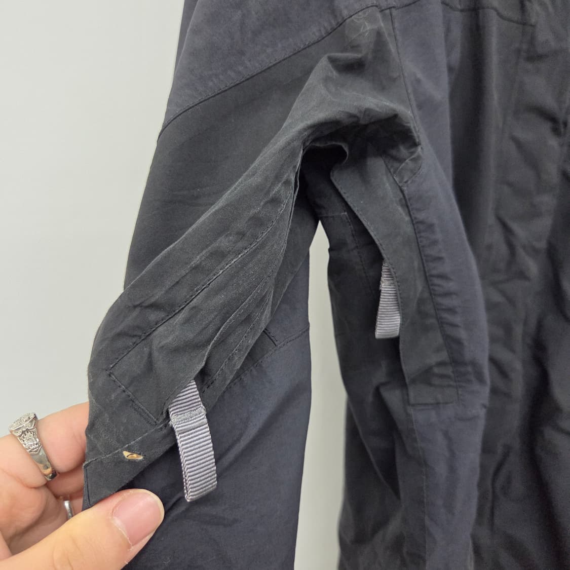 노스페이스 블랙 바람막이 자켓 남L 상품이미지4