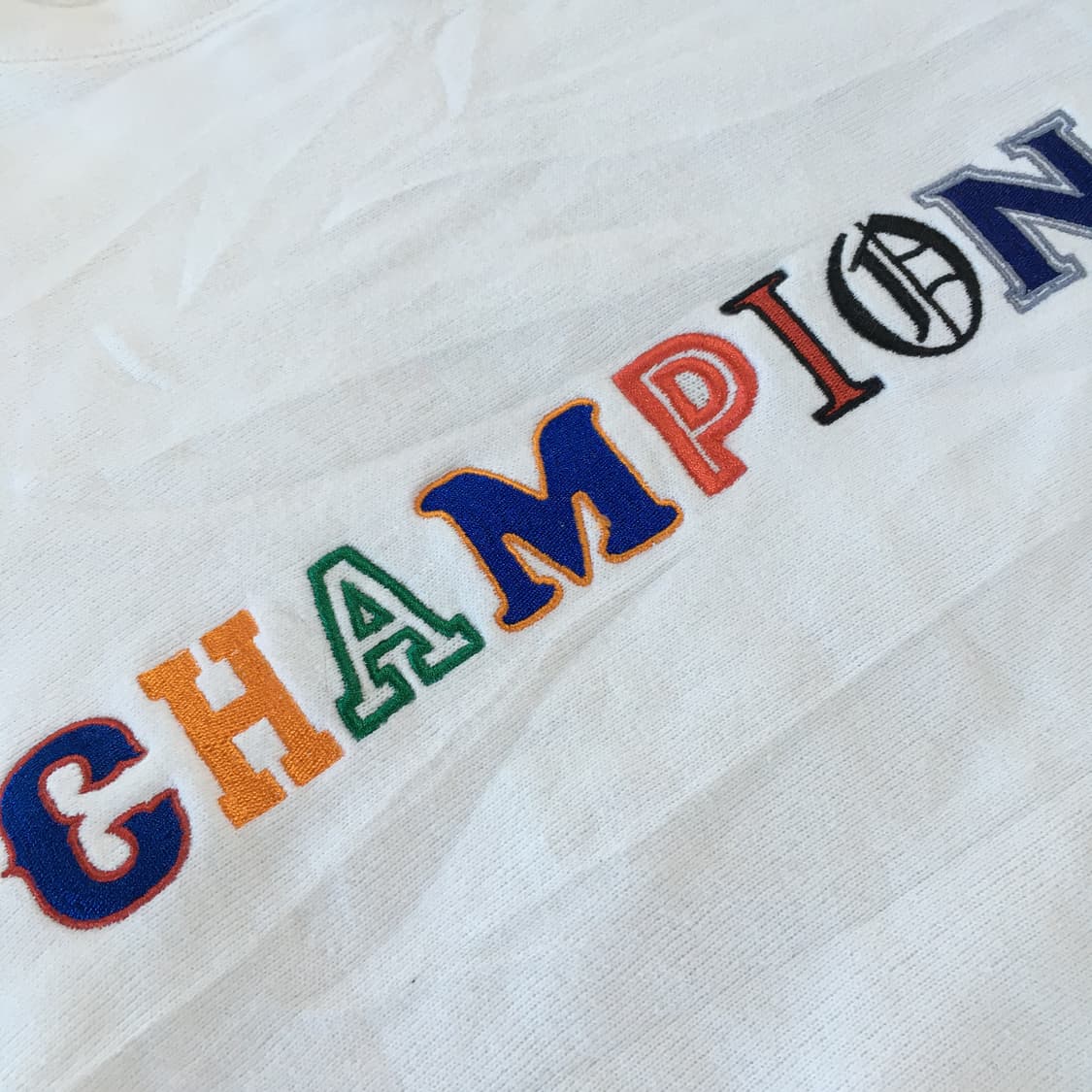 투티/A8 CHAMPION 리버스위브 맨투맨 화이트 오버핏 M 상품이미지3