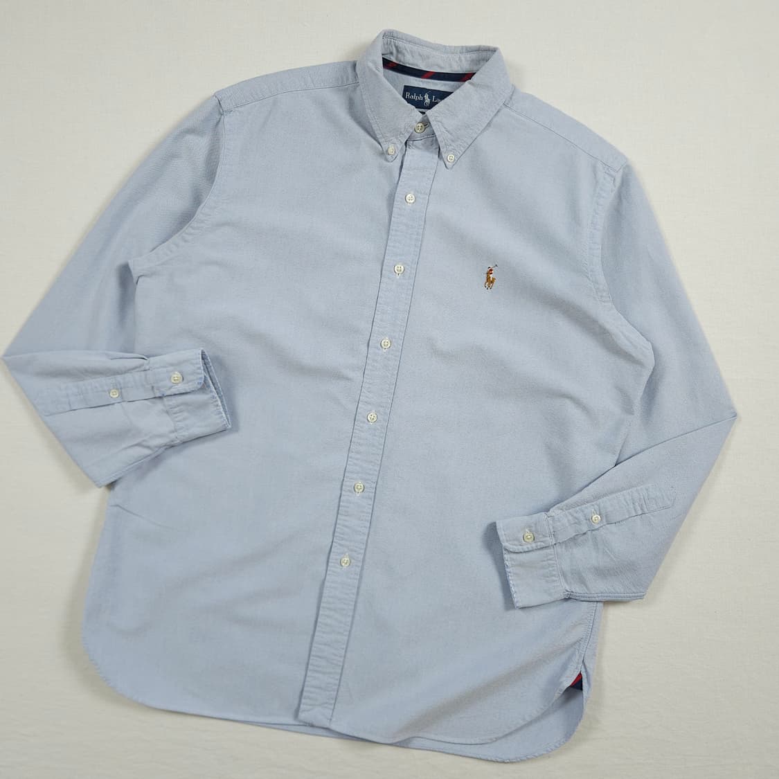 L(100) 폴로 랄프로렌 코튼 블루 셔츠 상품이미지2