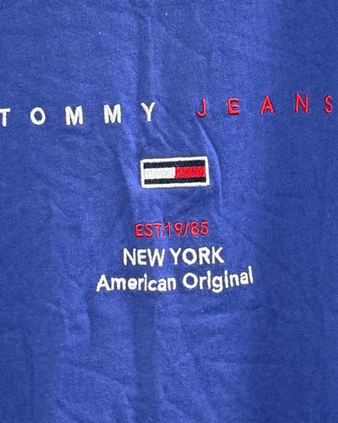 TOMMY JEANS 타미진스 프린팅 반팔 티 블루 L/G 상품이미지5