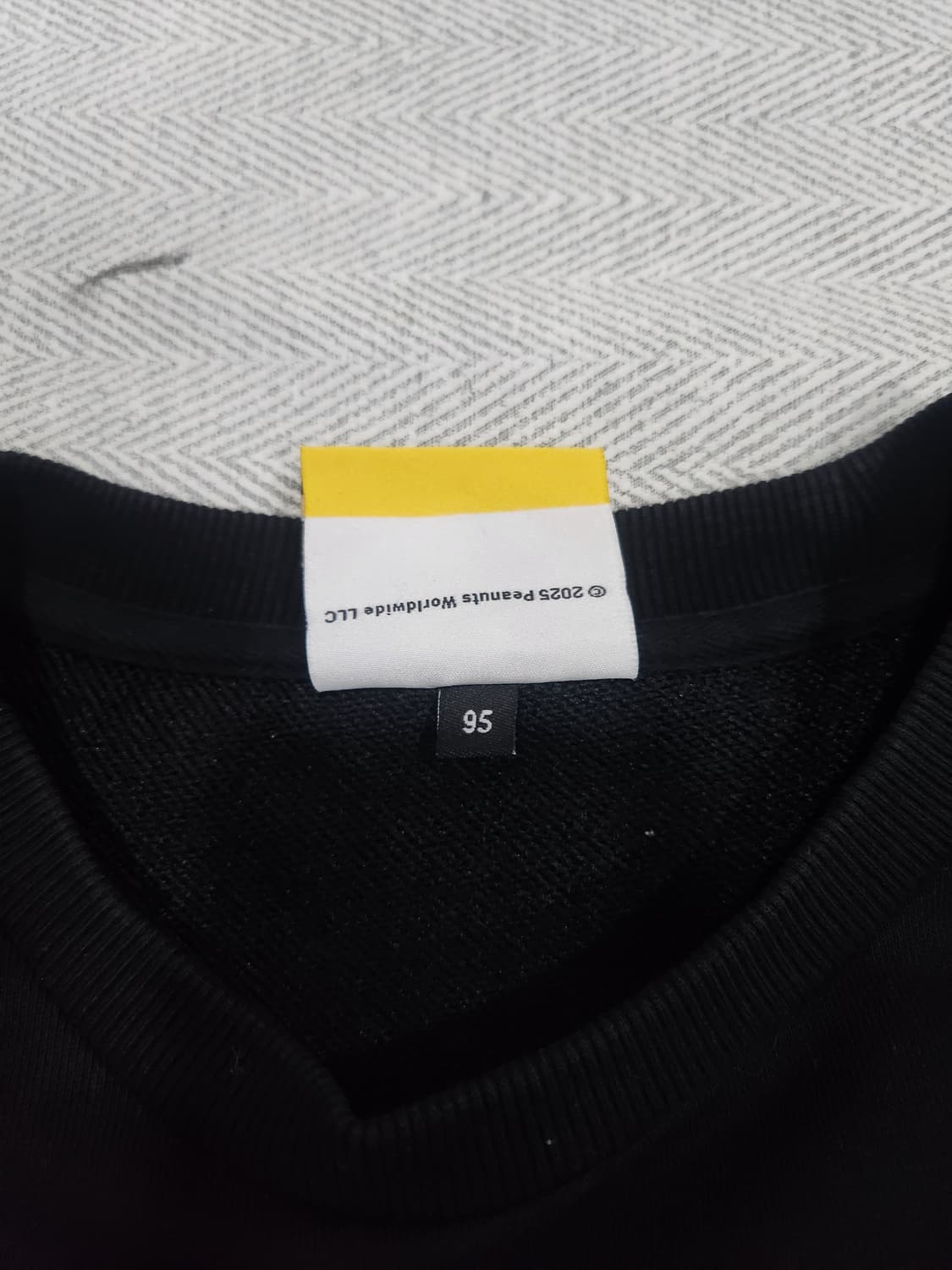 피너츠 스누피 X 프랭크스톤 콜라보 맨투맨 남성 95사이즈 상품이미지6