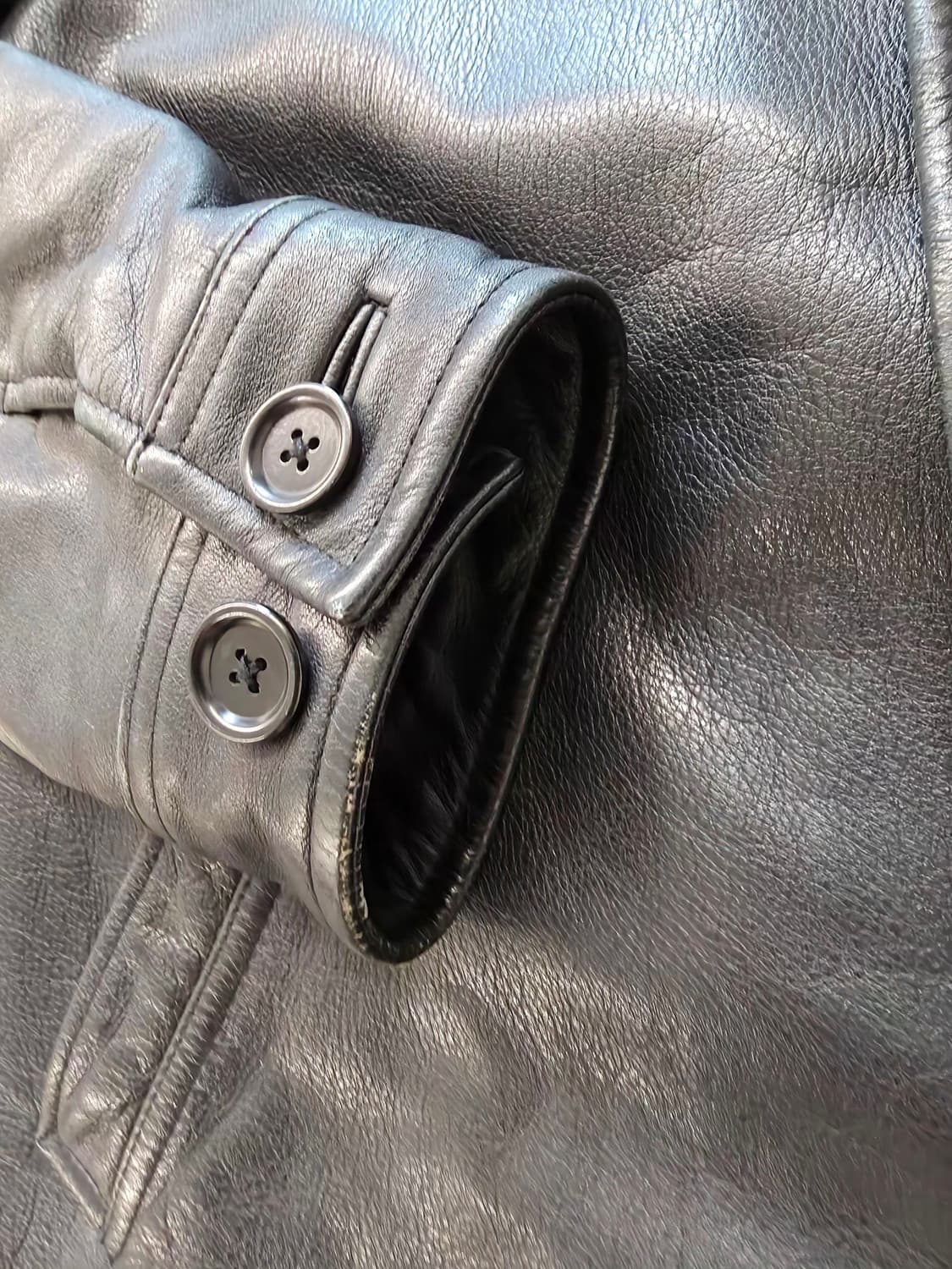 올드 갭 레더 카코트 M 상품이미지5