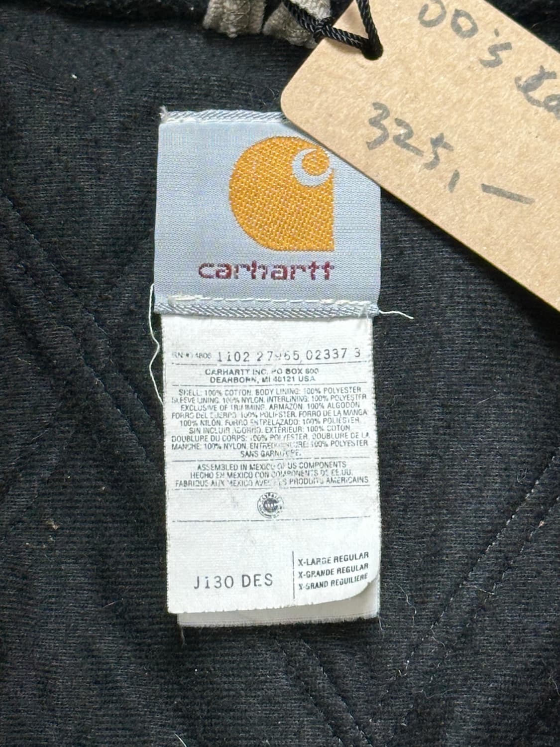 00’s OG 칼하트 J130 액티브 자켓 칼하트 DES J68 상품이미지9