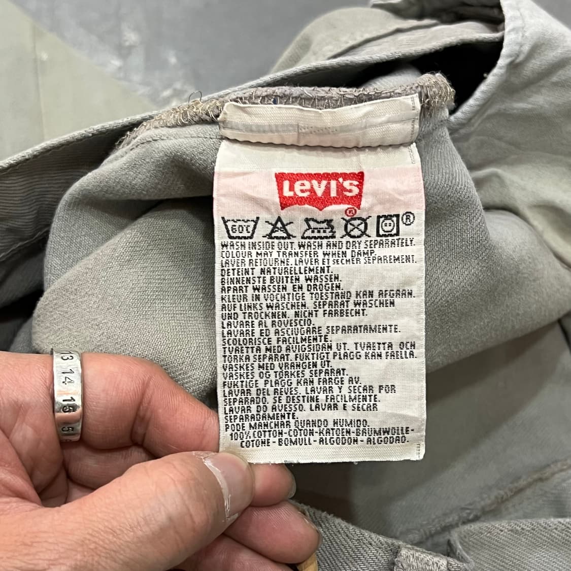  USA 리바이스 501 데님 팬츠 y14665 상품이미지8