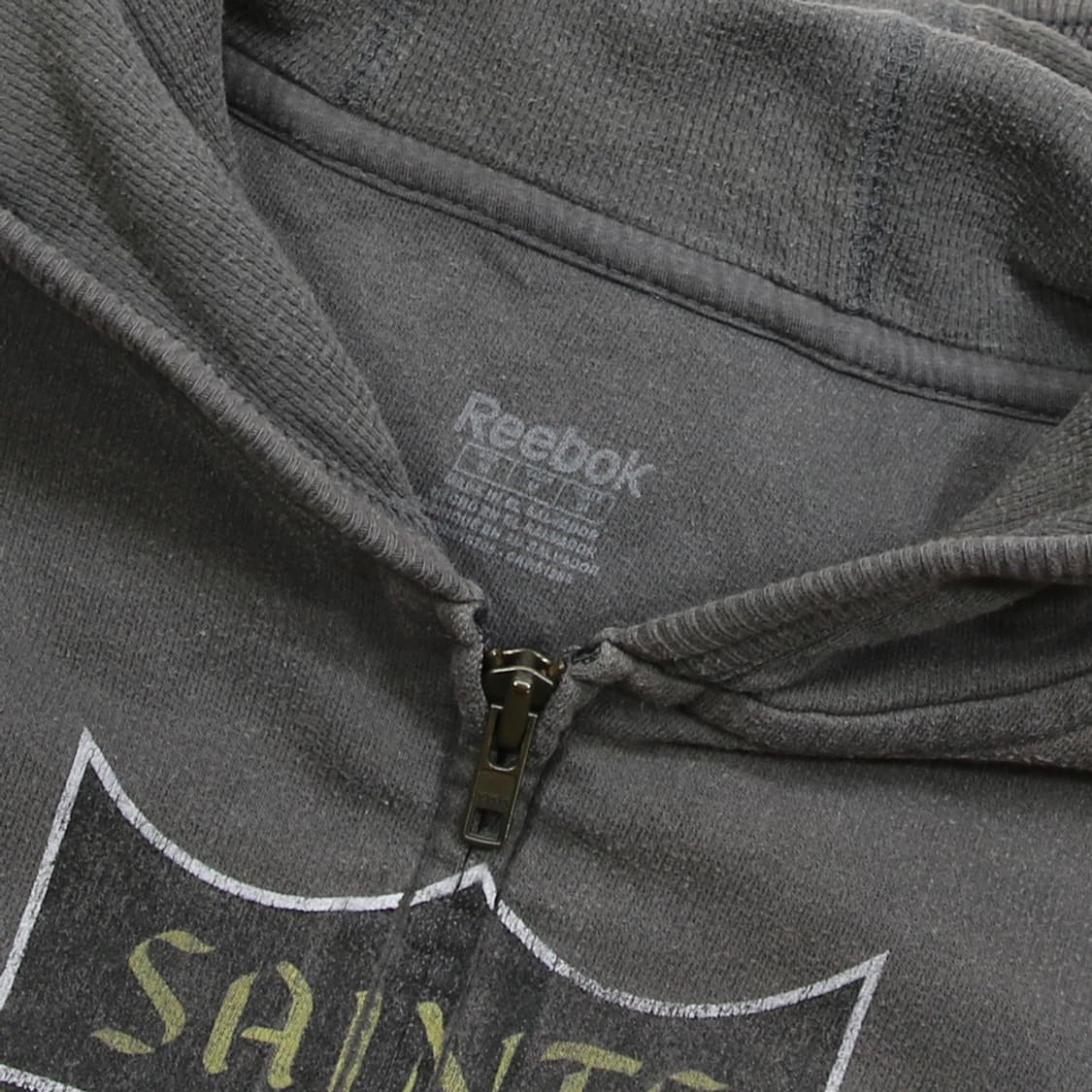 (착용컷) Reebok 스웻 후드 집업 (남성용 100) 상품이미지5