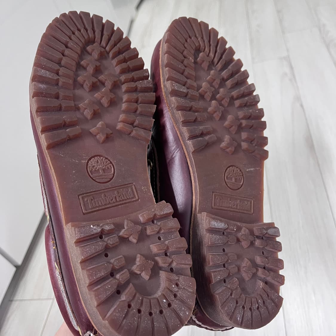 팀버랜드 보트슈즈 버건디 6사이즈 상품이미지2