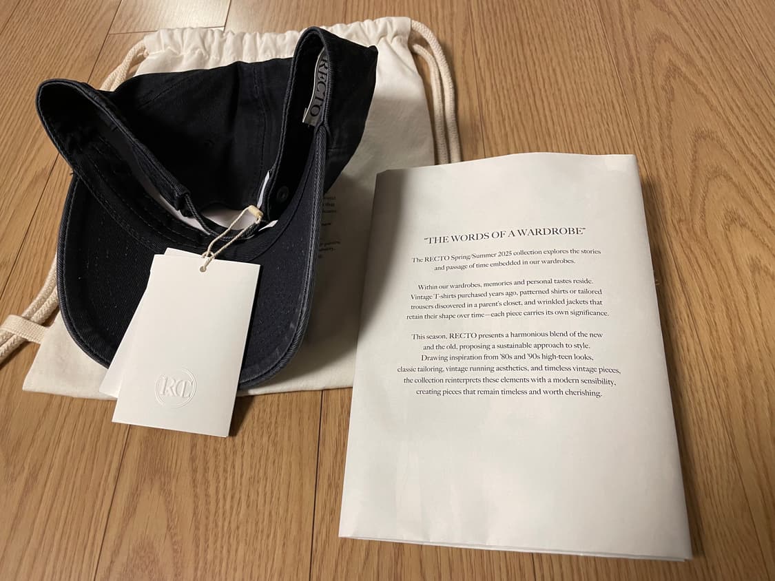 Recto 로고 캡 상품이미지6