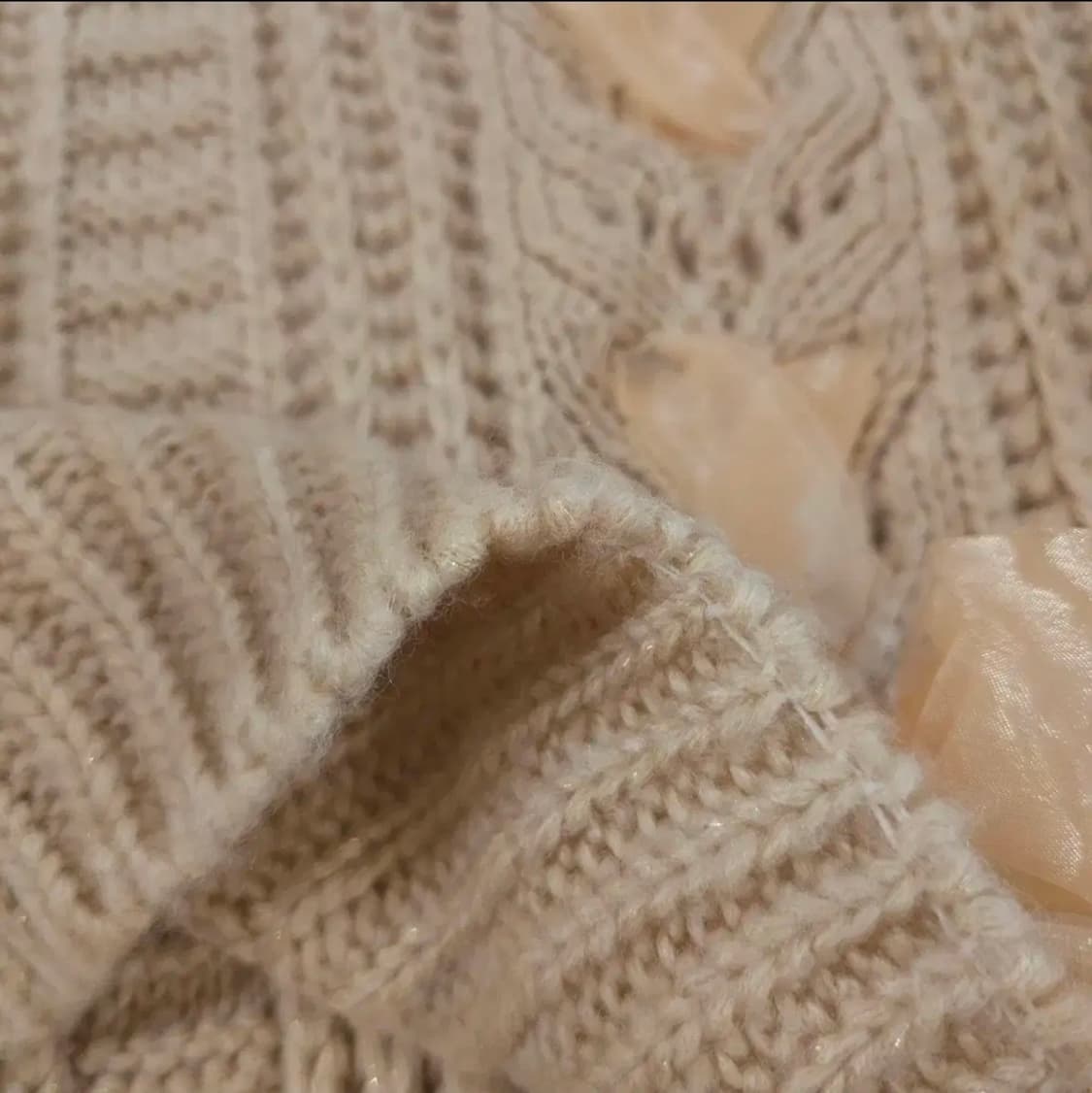 (0)리즈리사 일본빈티지 리본 디테일 긴팔 니트 스웨터 상품이미지9