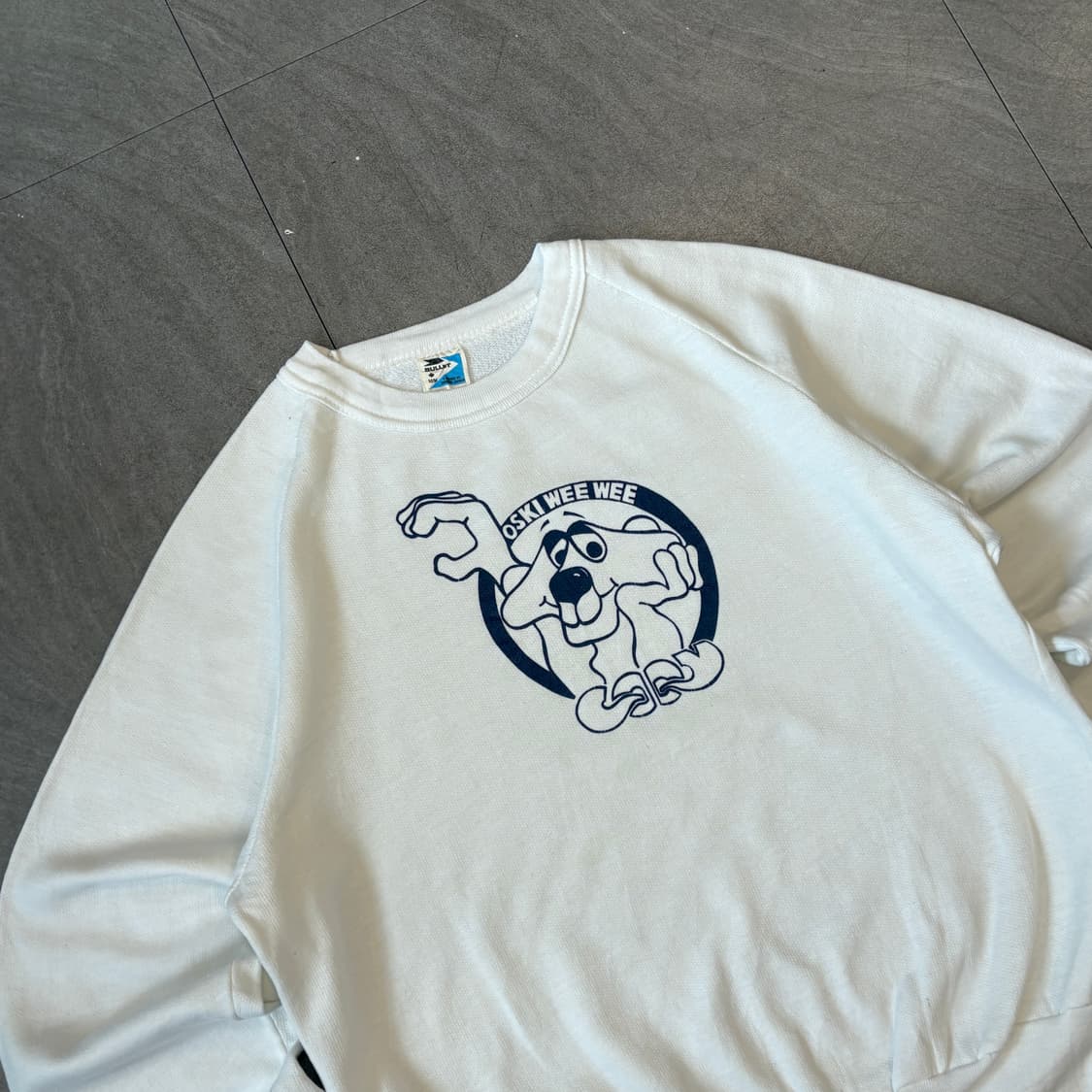 90s 90년대 캐나다 생산 빈티지 화이트 스웻셔츠  상품이미지2