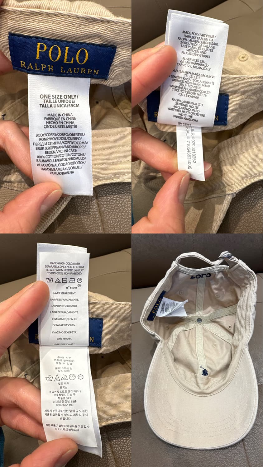 폴로 랄프로렌 빅 볼캡 상품이미지10