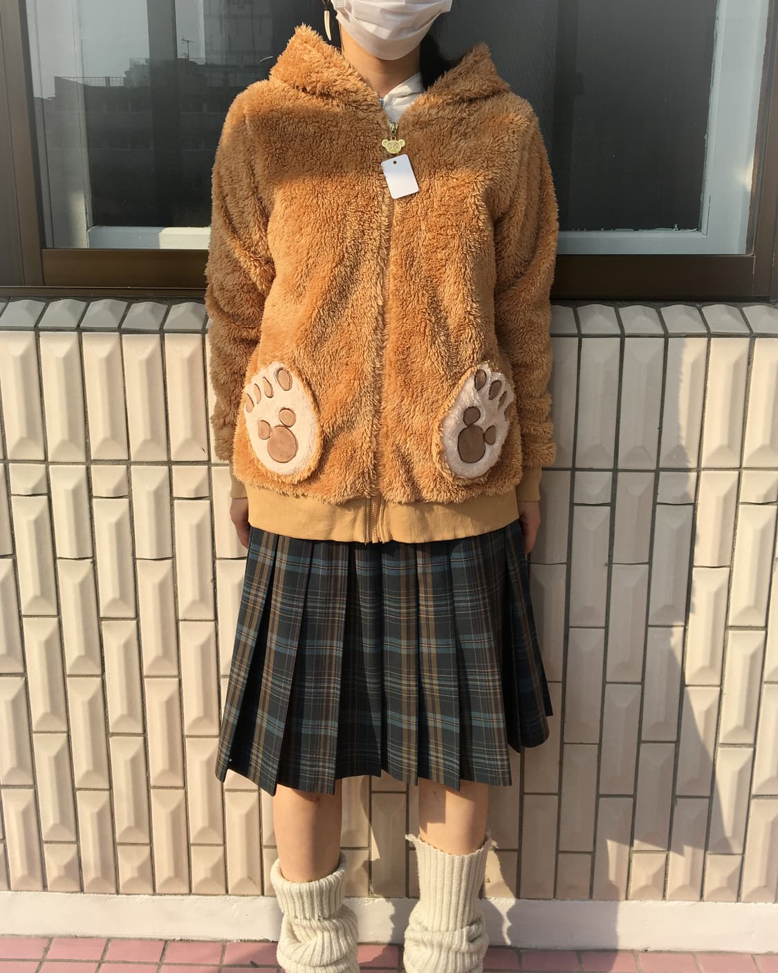 Disney bear hood zip up 상품이미지1
