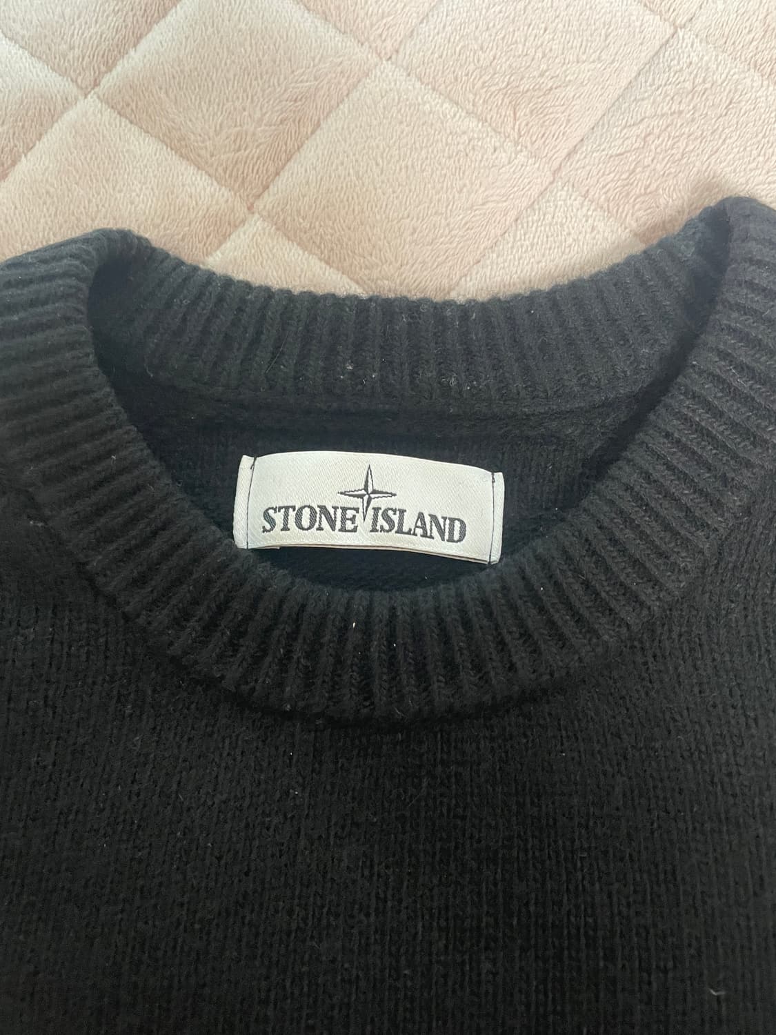 스톤아일랜드 램스울 니트 맨투맨 블랙M 상품이미지5