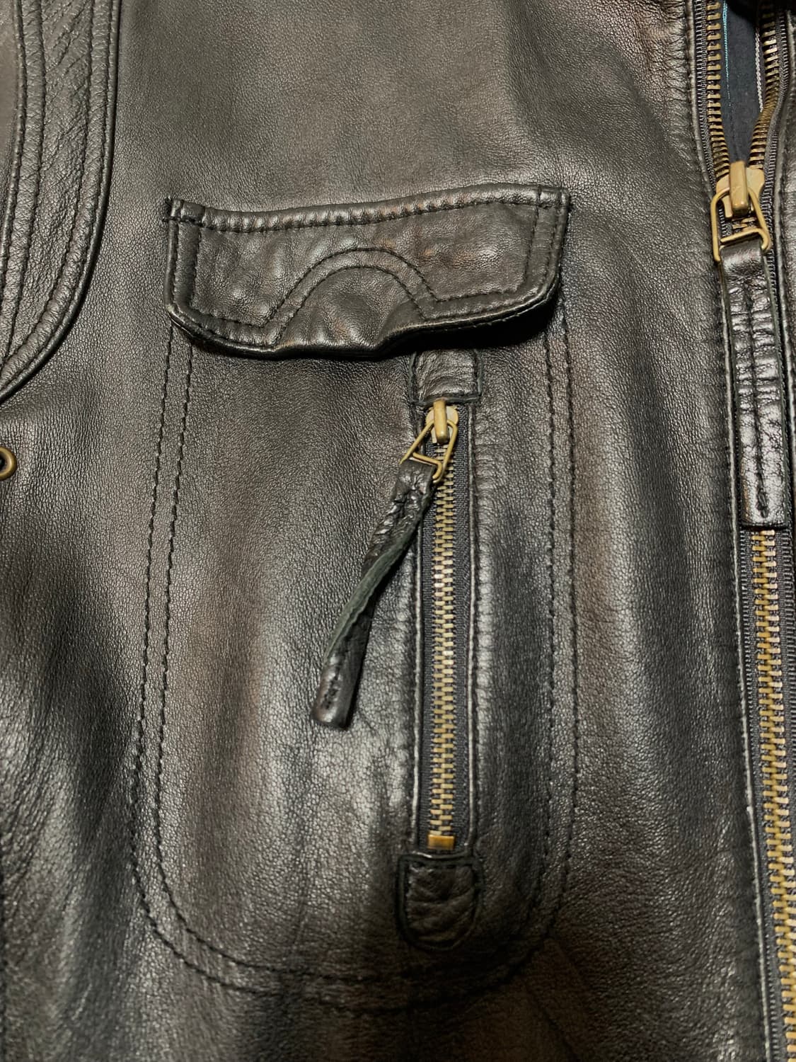 양가죽 멀티포켓 자켓 상품이미지7