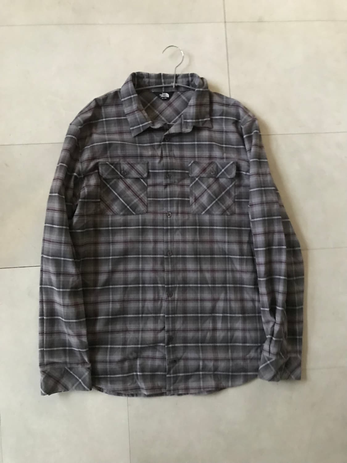 노페 그레이 오버핏 셔츠 상품이미지8