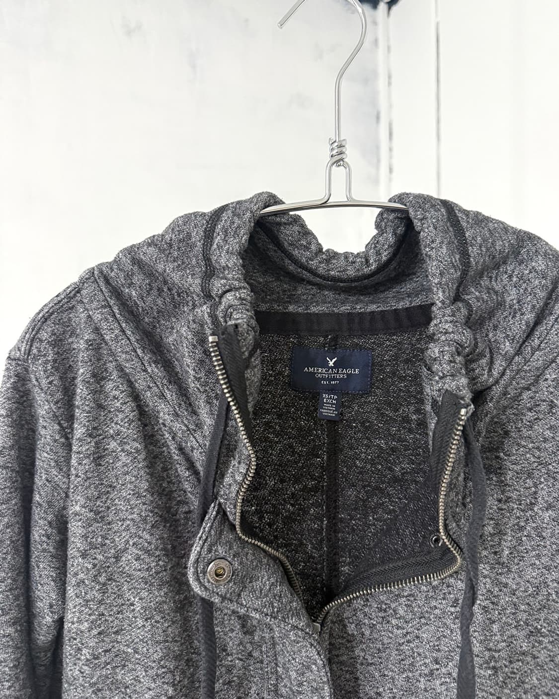 American Eagle Melange Grey Zip-Up 상품이미지9