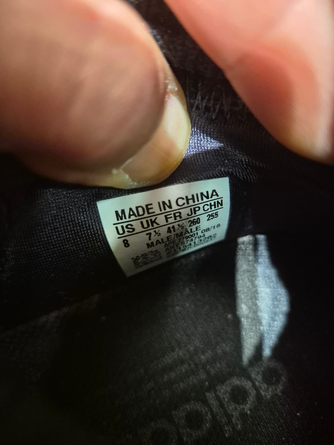 아디다스 튜블라 둠 트리플 블랙 us/8 260 판매합니다 상품이미지5