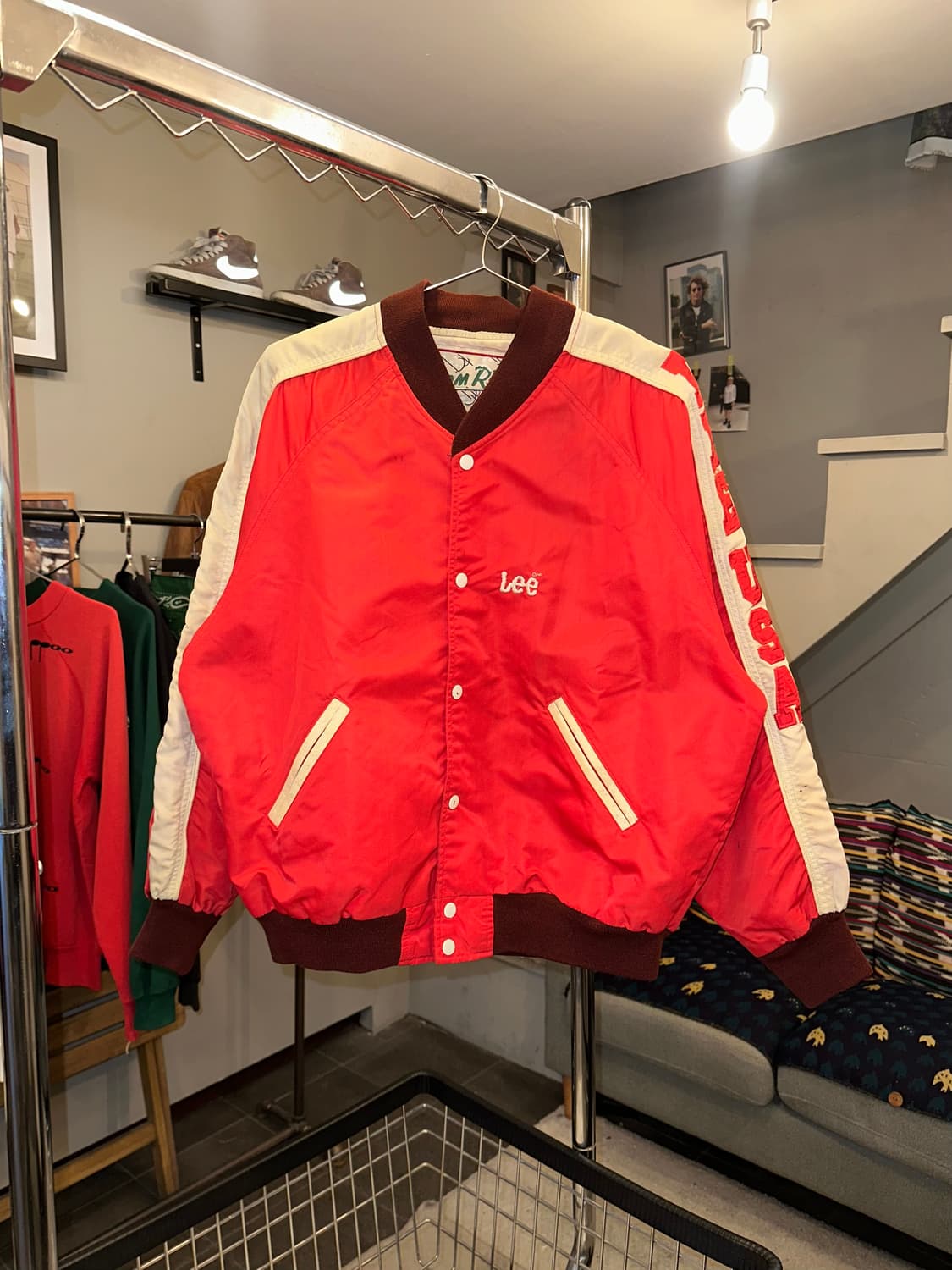 90’s Lee Storm Rider USA bomber jacket 상품이미지3