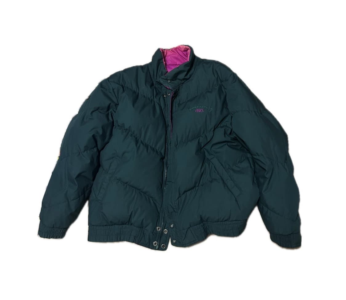 Asics 아식스 빈티지 배색 숏패딩 (L) 상품이미지1