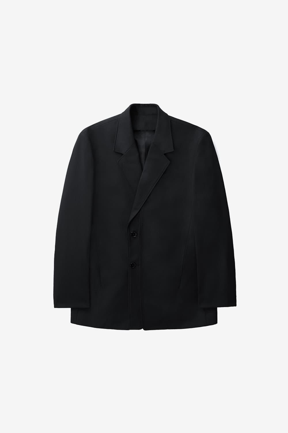 인사일런스 디태처블 울 블레이저 자켓 블랙 L 상품이미지5