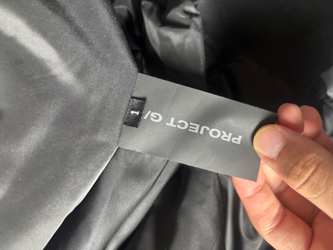 프로젝트 G/R 언밸런스드 리워크 봄버 자켓 블랙 상품이미지3