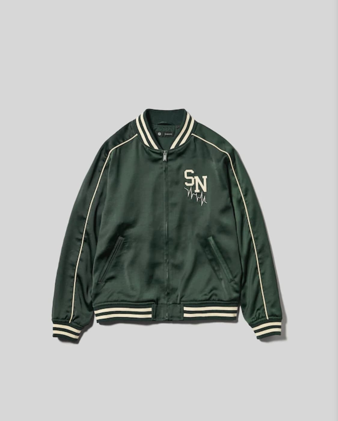 [3XL/다크그린] GU 언더커버 새틴 리브 블루종 상품이미지1