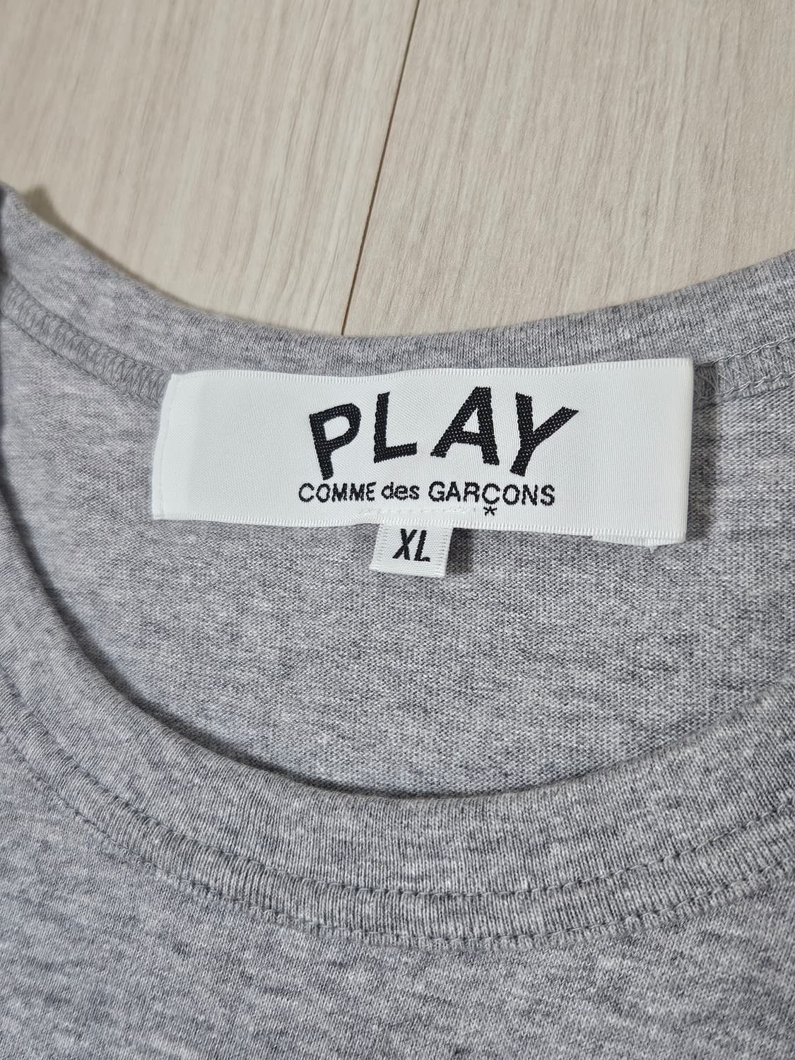 꼼데가르송 블랙와펜 롱슬리브 그레이  상품이미지4