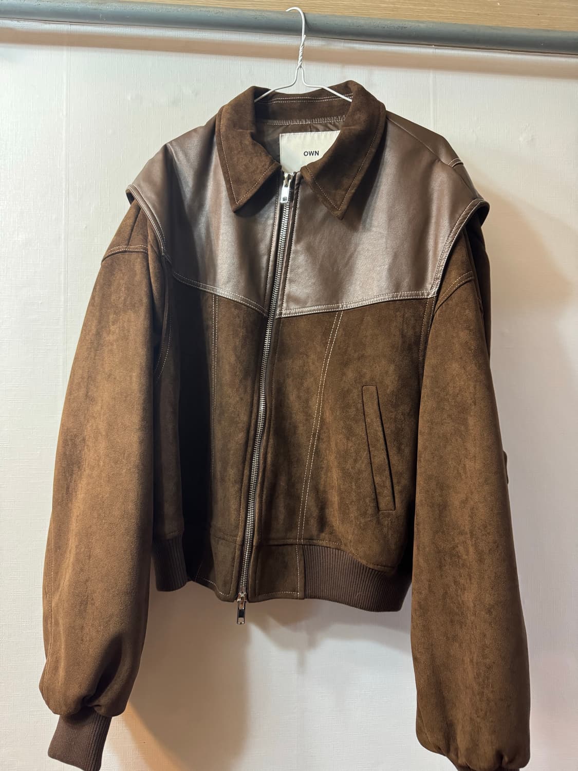 오운 남자 카우보이 바이퍼 스웨이드 자켓 블루종 상품이미지1