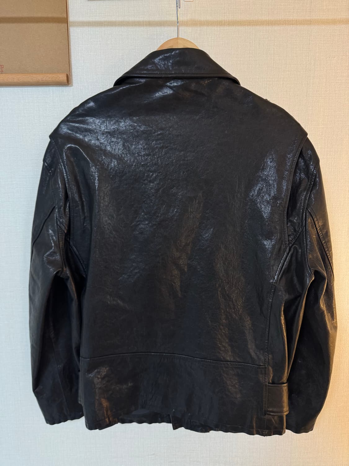 [F]스튜디오 톰보이 양가죽 자켓 블랙 상품이미지4