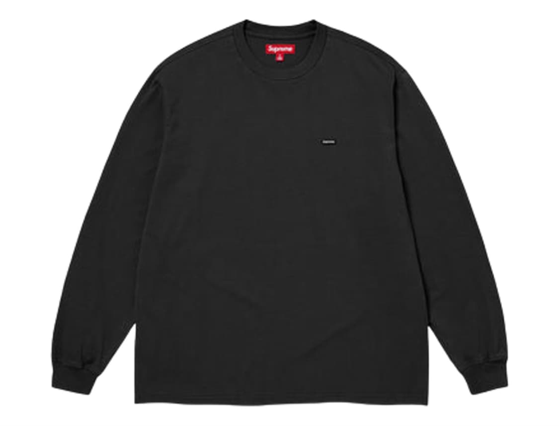 [XL] 슈프림 스몰 박스 롱슬리브 티셔츠 블랙 - 26SS 상품이미지1