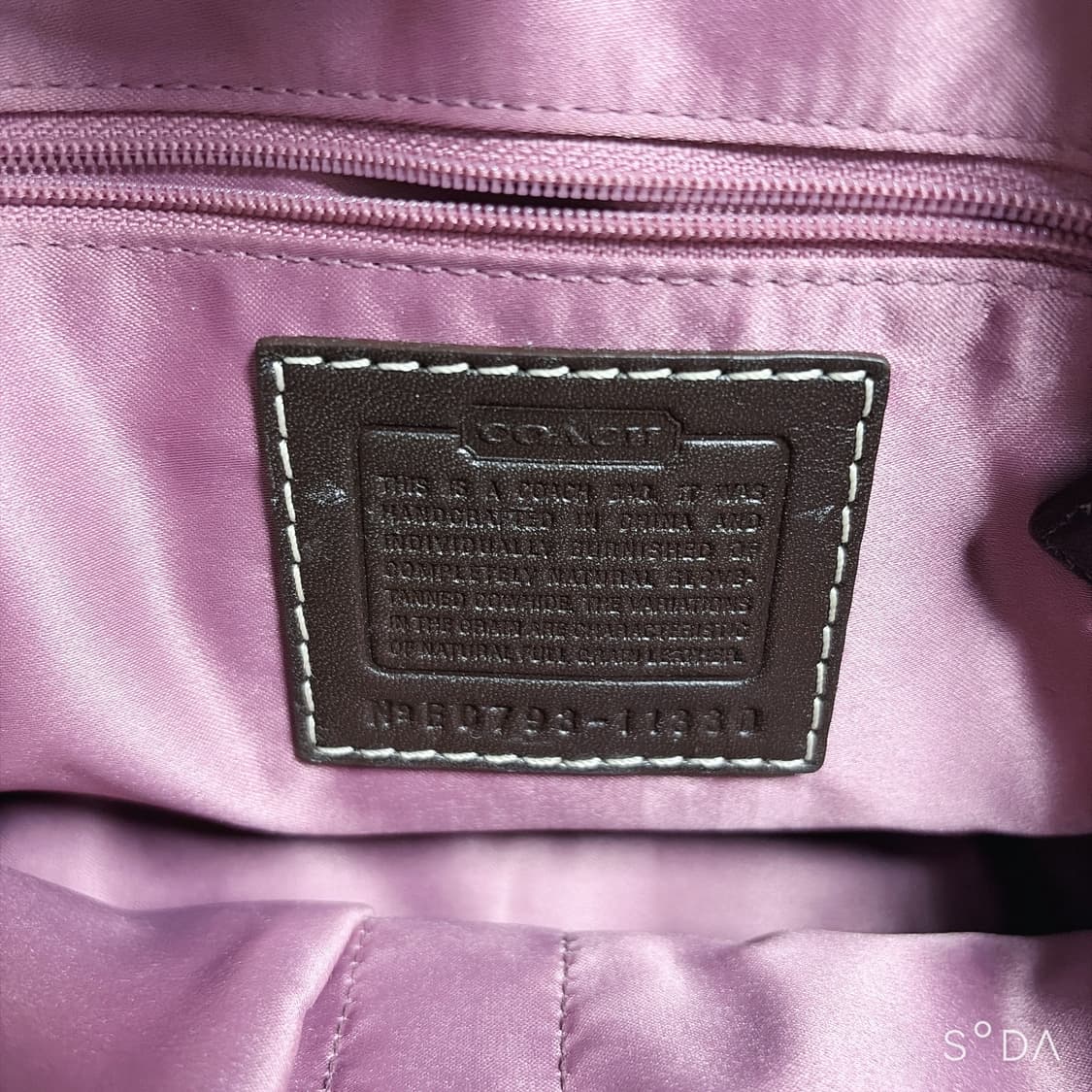 코치 시그니처 턴락 브라운 숄더백 상품이미지9