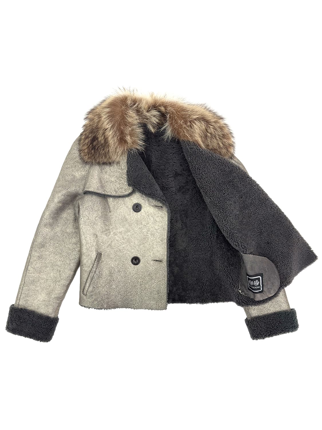 Battistoni Shearling Short Jacket/ Os 상품이미지3