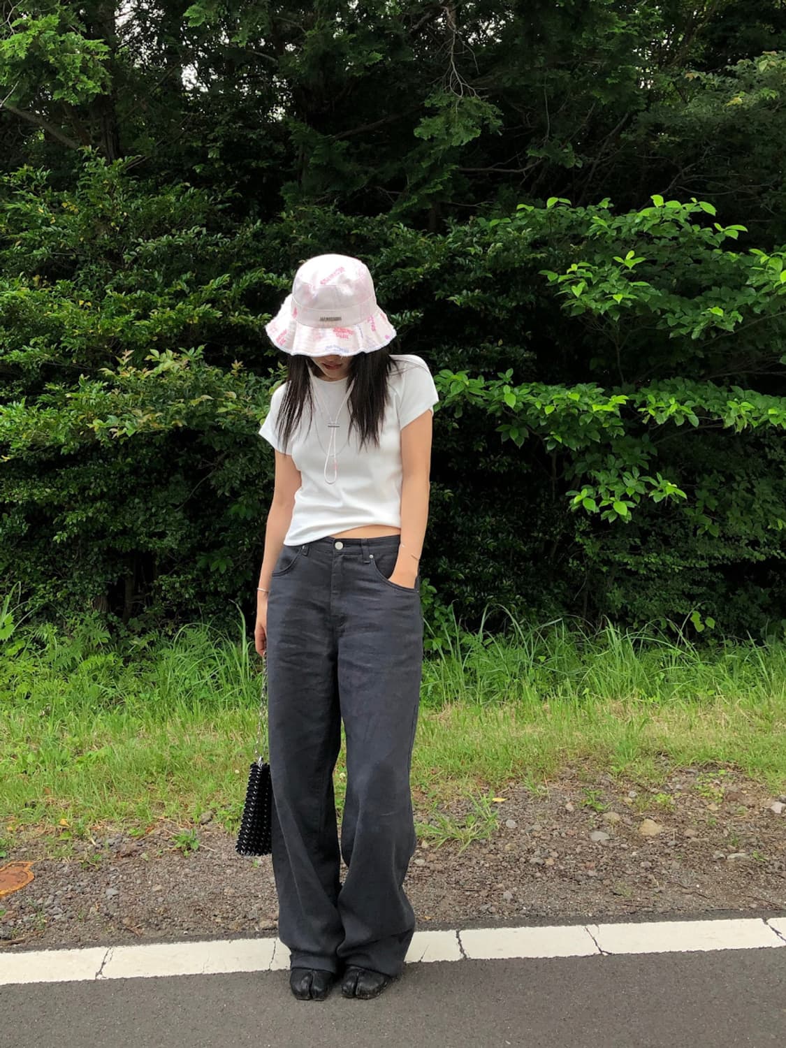 베이직 린넨 팬츠(차콜, M) 상품이미지7