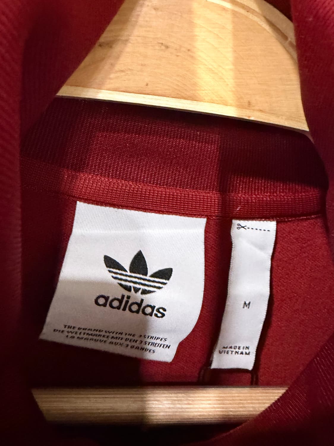 231. 아디다스 버건디 베켄바우어 져지 상품이미지2