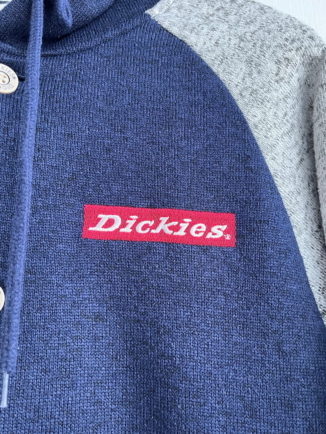 Dickies 네이비 배색 후드 스타디움 자켓 상품이미지4