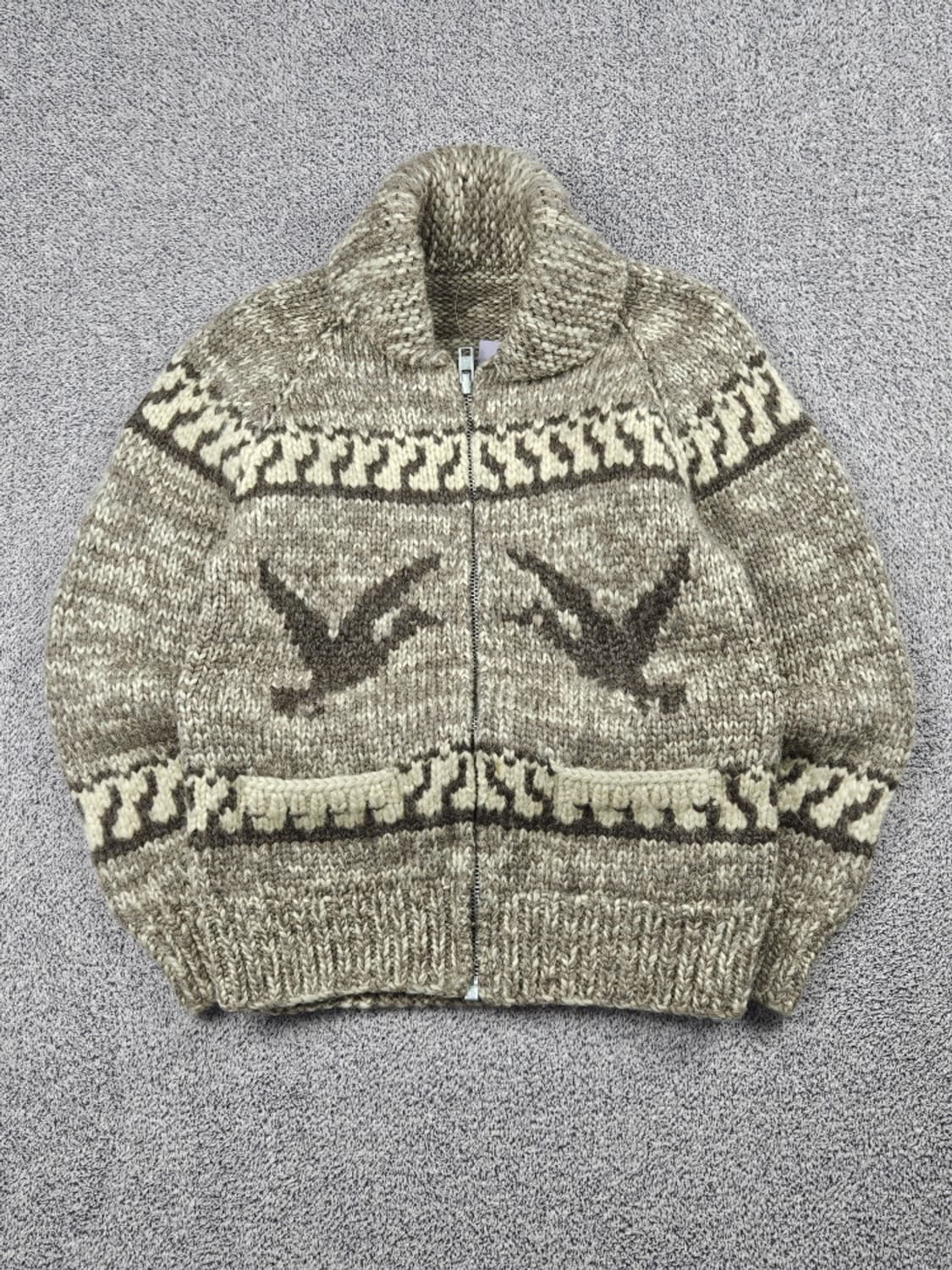 캐나다 핸드메이드 코위찬 스웨터 니트집업 ( 상세설명참조 ) / 9972 상품이미지1