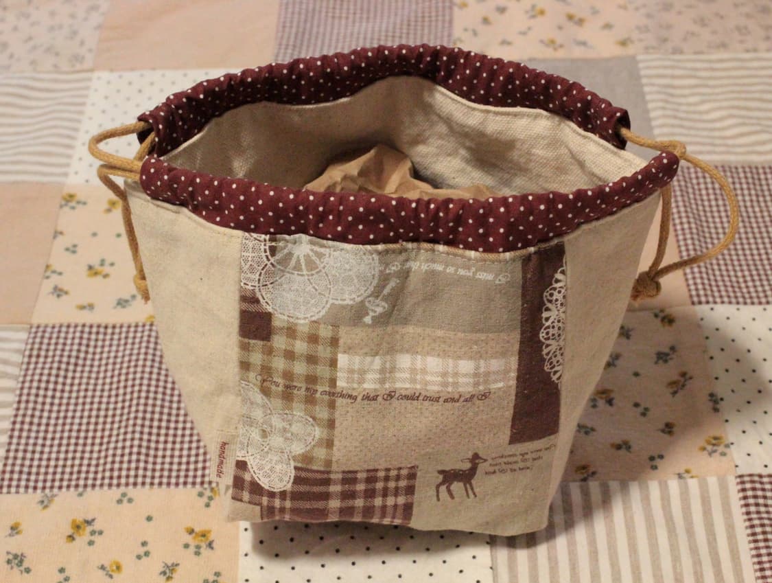 핸드메이드 바닥포인트 스트링 파우치 상품이미지7