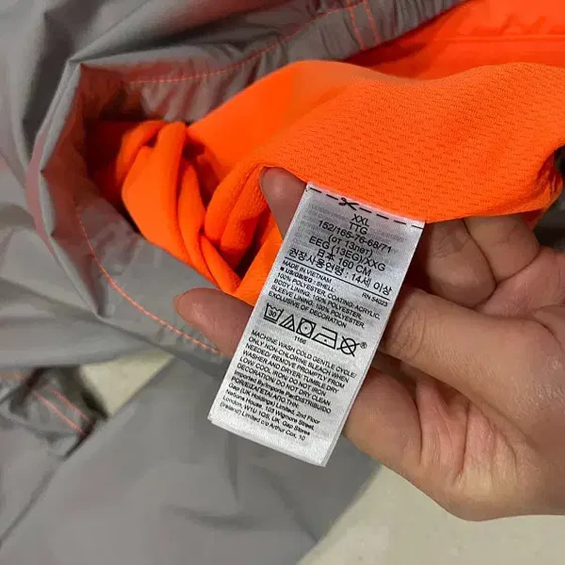 160 새상품 GAP 갭 바람막이 B.1202 상품이미지4