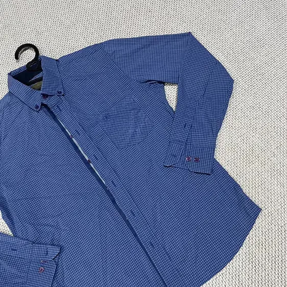 M 코오롱 체크 셔츠 남방 N.5694 상품이미지2