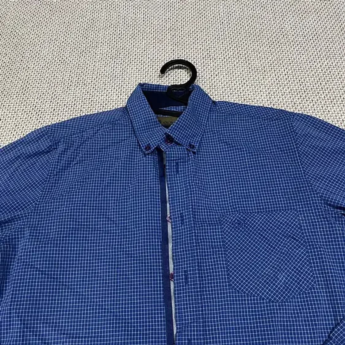 M 코오롱 체크 셔츠 남방 N.5694 상품이미지3