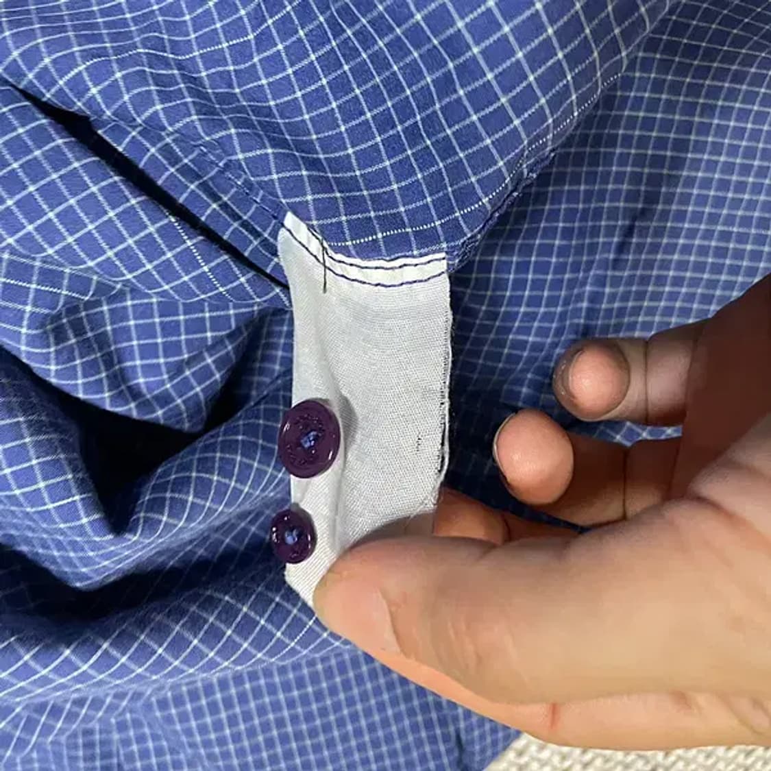 M 코오롱 체크 셔츠 남방 N.5694 상품이미지5