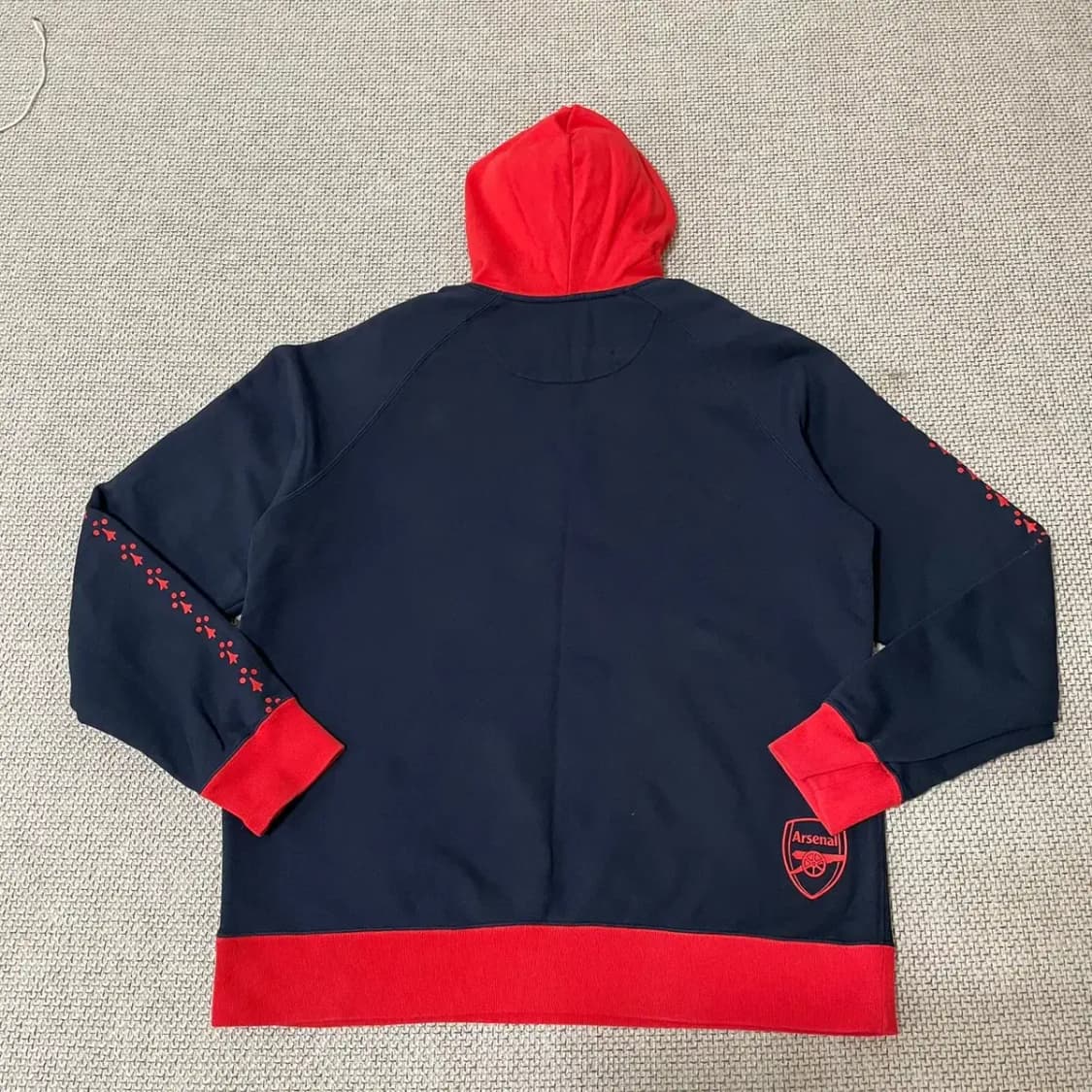 2XL 나이키 아스날 후드티셔츠 N.7625 상품이미지3