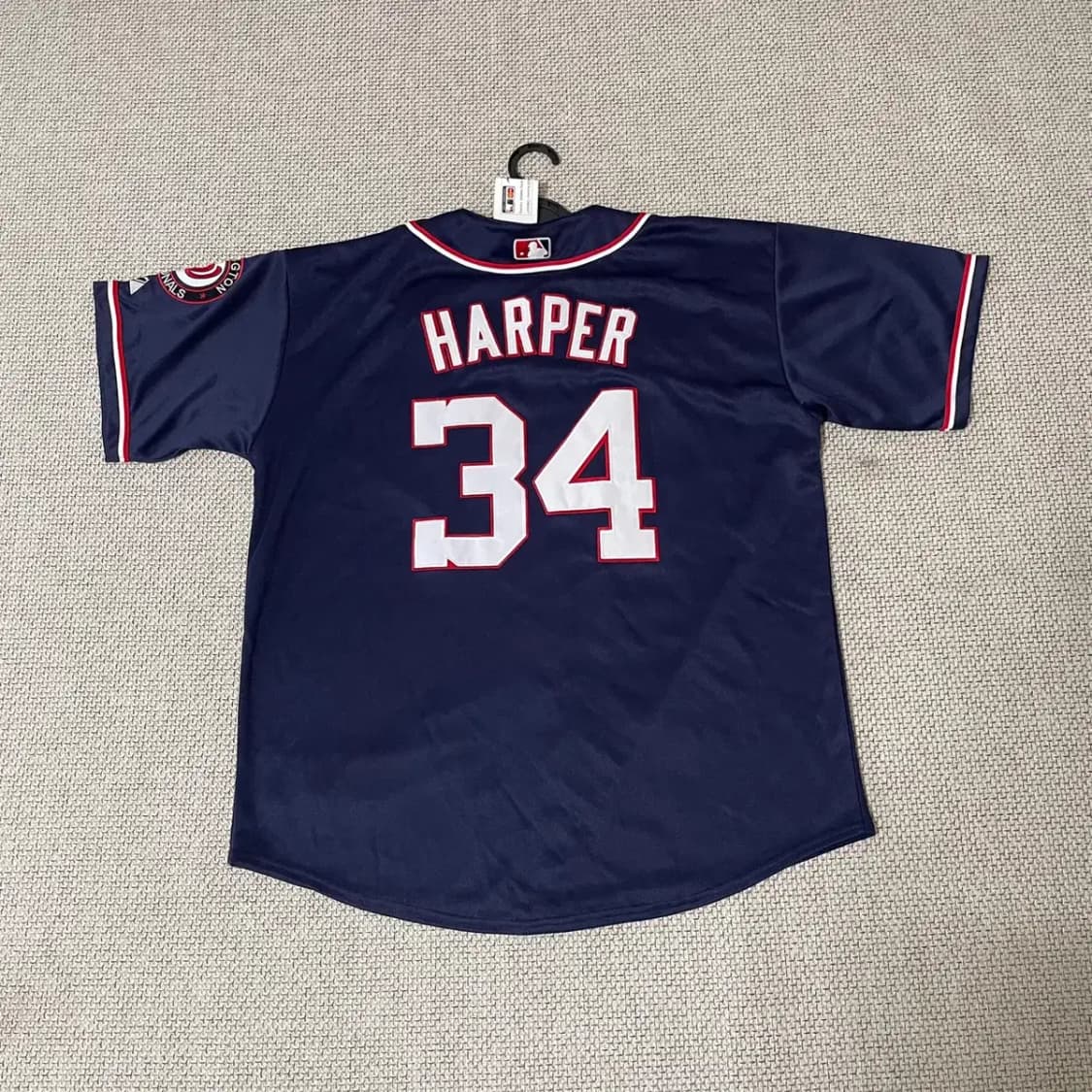 XL MLB 마제스틱 워싱터 하터 유니폼 져지 N.7786 상품이미지3