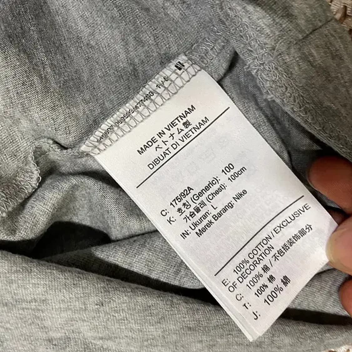 L 나이키 라운드 반팔티 N.4702 상품이미지5