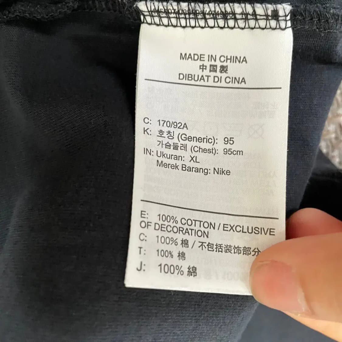 XL 나이키 여성 스우시 라운드 반팔티 N.7417 상품이미지4