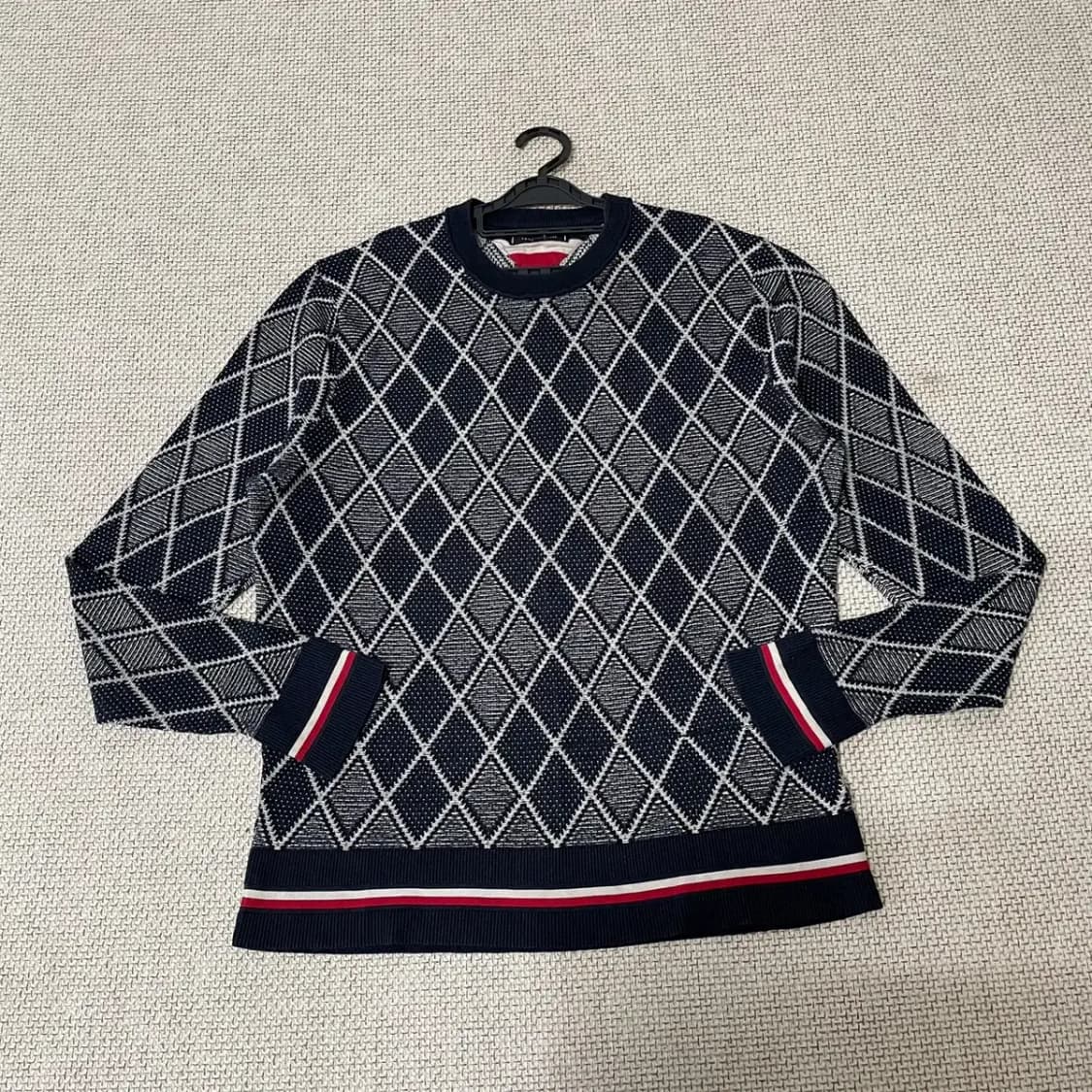 2XL 타미힐피거 라운드 니트 N.7416 상품이미지1