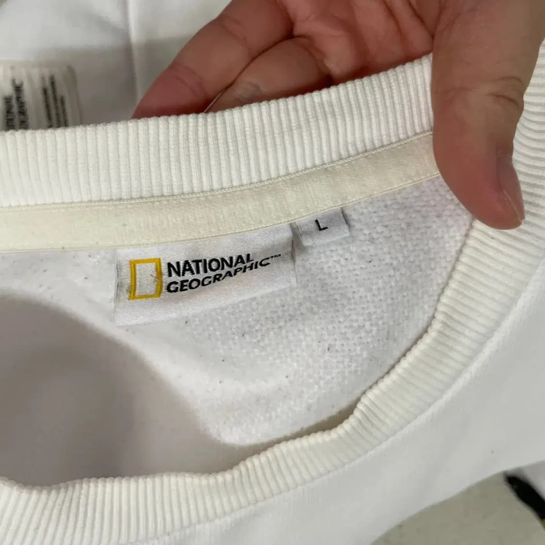 L 네셔널지오그래픽 라운드 맨투맨 N.7466 상품이미지5