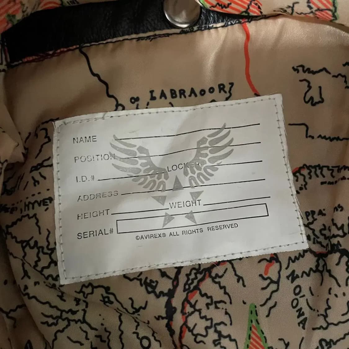 3XL 아비렉스 탑건 가죽자켓 N.7535 상품이미지5
