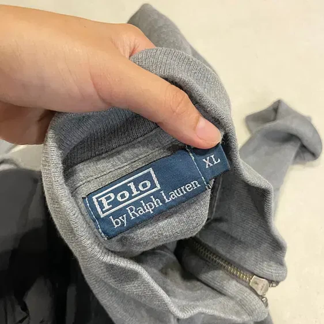 XL 폴로 하프집업 반집업 니트 B.2737 상품이미지5