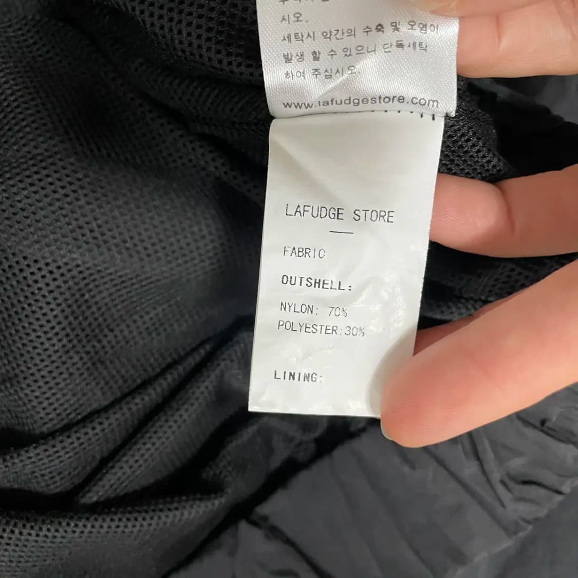 L 라퍼지스토어 우븐 바람막이 자켓 N.8927 상품이미지6